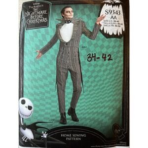 Simplicity S9343 Disney Nightmare Before Christmas Jack Skellington‎ 44-52